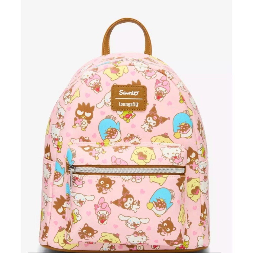 NWT Loungefly Sanrio Character Treats Mini Backpack Pink Multi Hello Kitty - Picture 1 of 3